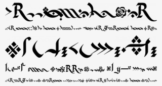 Kingthings Flourishes Font Phrases - Calligraphy