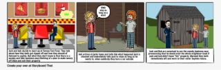 3 Little Pigs Scene Like - Cartoon