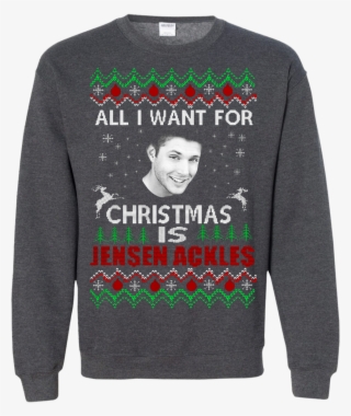 Find All I Want For Christmas Is Jensen Ackles Supernatural - Shirt