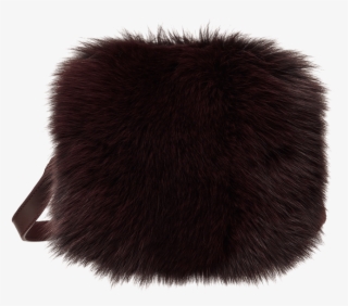 Casey Fox Bag Wine - Fur Clothing