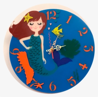 Mermaid Clock By Izzit-art - Cartoon