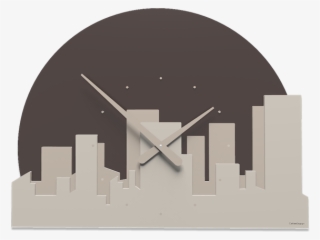 Callea Design Orologio Skyline Moderno Da Parete Legno - Orologi Moderni Da Parete