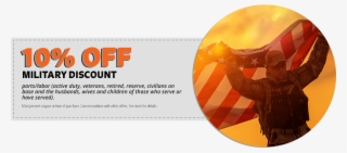 10% Military Discount Parts & Labor - Flyer