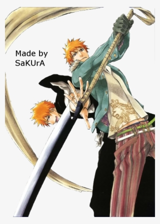 Kurosaki Ichigo Render Bleach Photo - Paint Jump Art Of Bleach