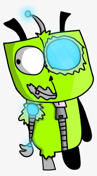 Old Drawing Of Gir From Invader Zim - Cartoon