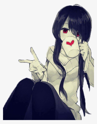 Go To Image - Anime Girl Happy Png