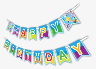 Super Science "happy Birthday" Party Banner - Banner