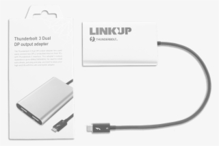 [certified] Linkup 2019 Thunderbolt 3 To Dual Displayport - Usb Cable