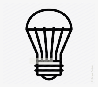 Led Light Bulb Icon - Led Light Vectors