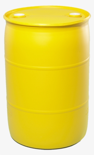 30 Gallon Yellow Tight Head Plastic Drum - Barrel Drum