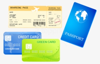 Credit Cards Ticket And Passport Png - Passport Logo Clipart