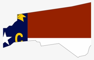Map Of The Usa Flag Clipart Vector - North Carolina Transparent Background