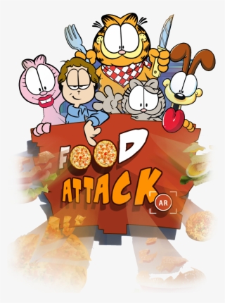 World's 1st Garfield-shaped Pizza - Garfield Eating Lasagna