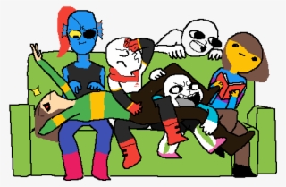 Add Yourself Messing With Frisk - Cartoon