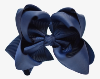Grosgrain Ribbon Hair Bow Large Double - Satin