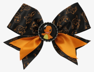 Charmander Hair Bow - Satin