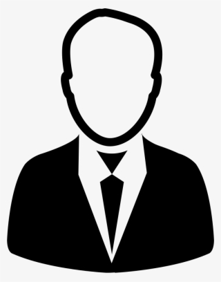 Png File Svg - Businessman Icon Black And White