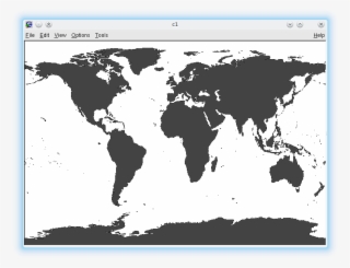 Image-correct - Worlds Map Black And White