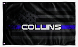 Personalized Subdued American Flags - Poster