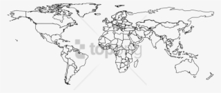 Free Png Download Blank Color World Map Png Png Images - Ross River Virus Map