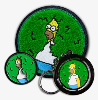 'disappearing Homer' Patch, Pin & Keyring Combo The - Disappearing Homer Homer Patch