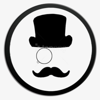 Free Png Monocle Top Hat Png - Silhouette Of Top Hat Png