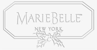 Mariebelle Logo White Inner Glow - Line Art