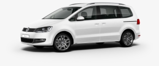 Vw Volkswagen Sharan Weiß Seitenansicht Van - Bmw 3 Series 2019 Png