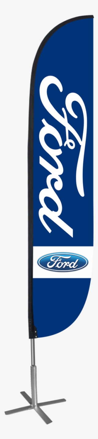 Ford Feather Flag Blue X Stand - Ford