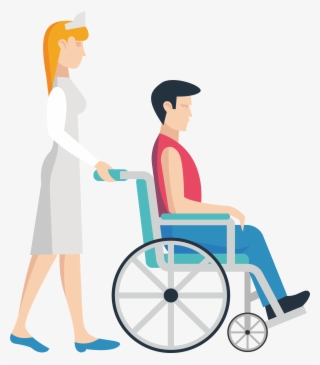 Image Black And White Stock Nursing Clip Art Push The - Clip Art