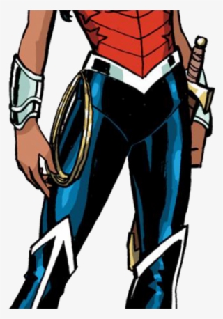 Rope Clipart Wonder Woman Lasso - Wonder Woman New 52 Costume With Pants
