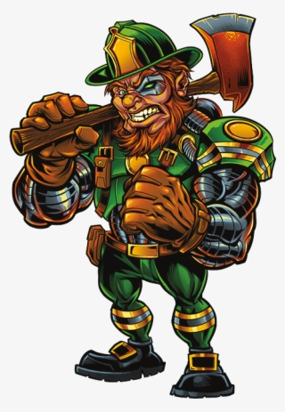 Firefighter Cyborg - Cartoon
