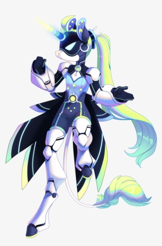Frogbians, Clothes, Cyborg, Female, Glowing Horn, Jewelry, - Cartoon