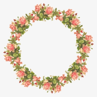 Jpg Transparent Stock Huge Freebie Download - Flower Vintage Frame Png