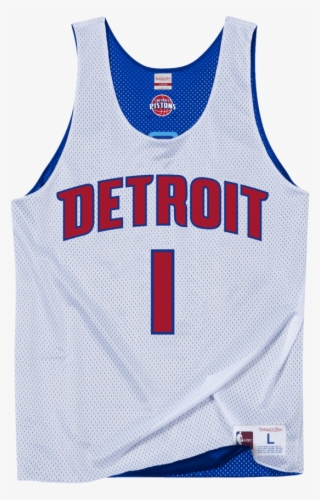 Mitchell & Ness "allen Iverson" Detroit/all Star Reversible - Vest