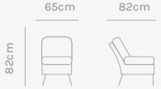Kettler Cora Corner Set Dimensions - Chair