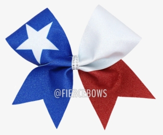 Texas Flag Bow - Satin