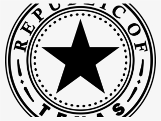 Texas Flag Clipart Vector - Republic Of Texas Seal