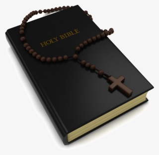 1080 X 1080 4 - Bible With Rosary Png