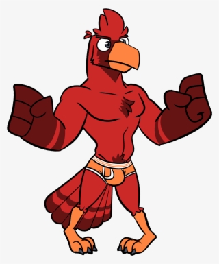 Big Buff Briefs Bird - Cartoon
