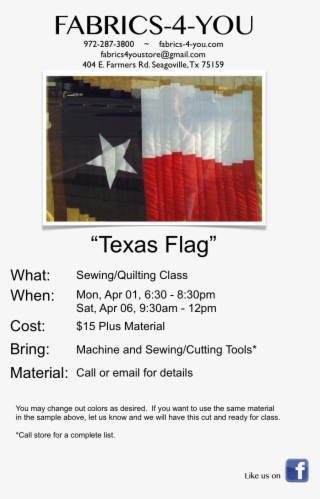 Texas Flag Flyer - Flyer