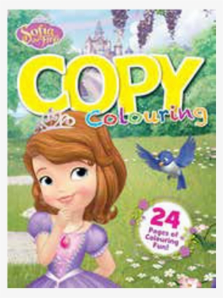 Sofia The First 24 Page Copy Colour Book - Cartoon