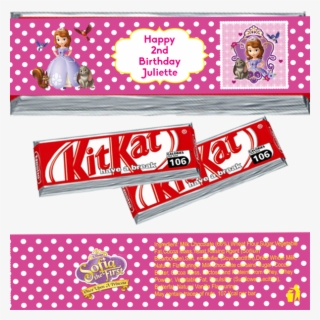 Sofia The First Kitkat Wrappers - Baby Shark Chocolate Labels
