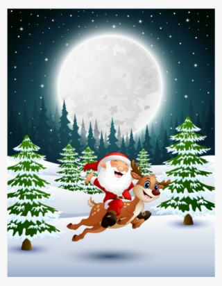 Report Abuse - Reindeer In Snow