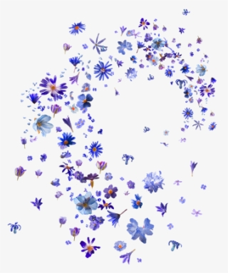 Some Flowers And Flowing Flowers Png - Adesivos Para O Picsart
