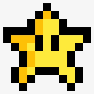 Mario Star - Turtle Pixel Art