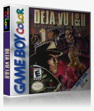 Gameboy Color Deja Vu 1 And 2 Game Cover To Fit A Ugc - Game Boy Color