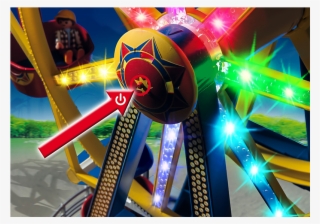 To Operate The Ferris Wheel Automatically, Upgrade - Geobra Brandstätter Playmobil Summer Fun