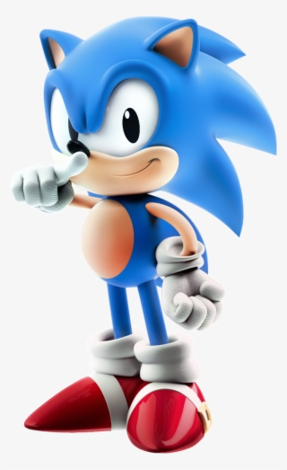 Testing Classic Sonic - Sonic The Hedgehog Art