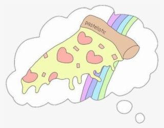 Rainbow Thinking Tumblr Dreams Sadness Girls Ⓒ - Cartoon